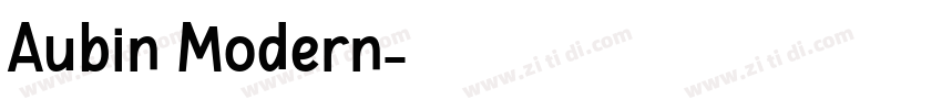 Aubin Modern字体转换